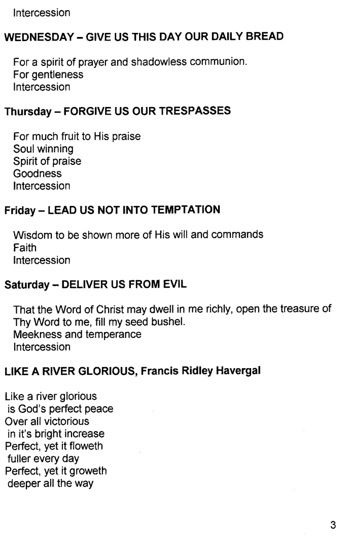Prayer guide using the lord s prayer